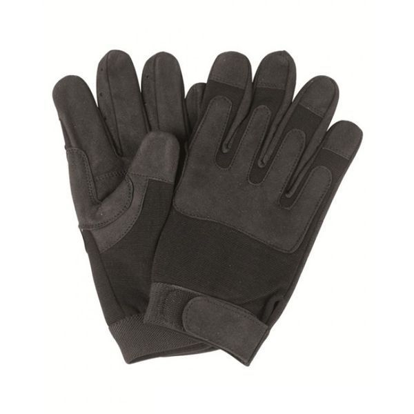 Рукавиці тактичні M Чорні Mil-Tec ARMY GLOVES M SCHWARZ (12521002-903-M) 12521002-903-M фото