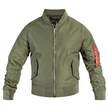 Куртка тактична Mil-Tec бомбер MA-1 Flyers Jacket S Olive (10401501-902-S) 10401501-902-S фото