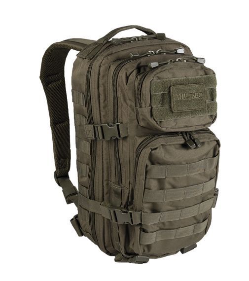 Рюкзак тактичний 20л. Олива Mil-Tec US Assault Pack SM Oliv (14002001-20) 14002001-20 фото