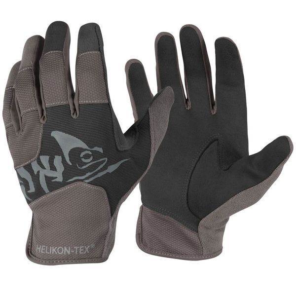 Рукавиці тактичні Helikon-Tex Tactical Gloves M Black/Grey (RK-AFL-PO-0135A-B04-M) RK-AFL-PO-0135A-B04-M фото
