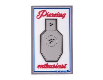 Шеврон тактичний Helikon-tex Pierceing Enthusiast PVC Morale Patch White (OD-PCE-RB-20) OD-PCE-RB-20 фото