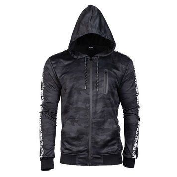 Кофта тактична Mil-Tec Tactical Hoodie Training Zipper L Dark Camo (11446180-904-L) 11446180-904 фото