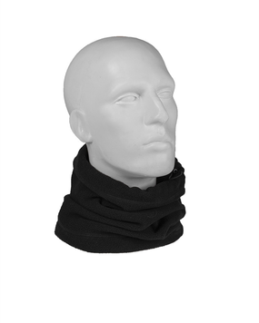 Шарф-маска Баф тактичний Mil-Tec Утеплений флісовий One-size Чорний HALSW&Auml;RMER FLEECE SCHWARZ (12623002) 12623002 фото