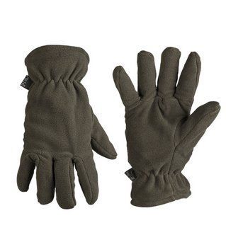 Рукавиці тактичні Mil-Tec флісові L Fingerhandschuhe Fleece Thinsulate Olive (12534001-L) 12534001-L фото