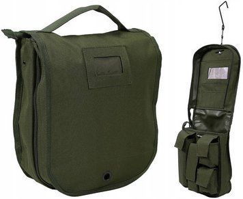 Військова тактична косметичка Mil-Tec Армійська з дзеркалом Olive (16002001) 16002001 фото