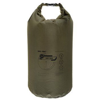 Сумка гермомішок Mil-Tec водонепроникний Drybag Waterproof Bag 13Л Olive (13878101-13) 13878101-13 фото