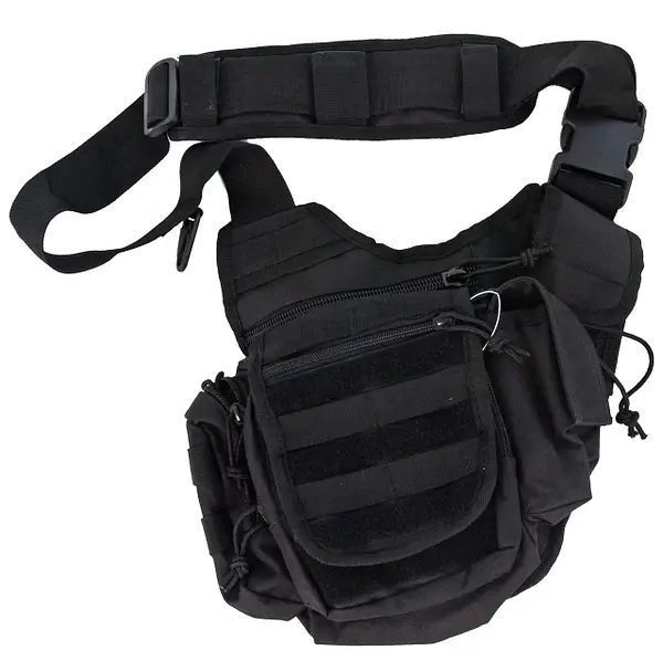 Сумка Mil-Tec&reg; Тактична через плече однолямкова SLING BAG MULTIFUNCTION SCHWARZ (13726502) 13726502 фото
