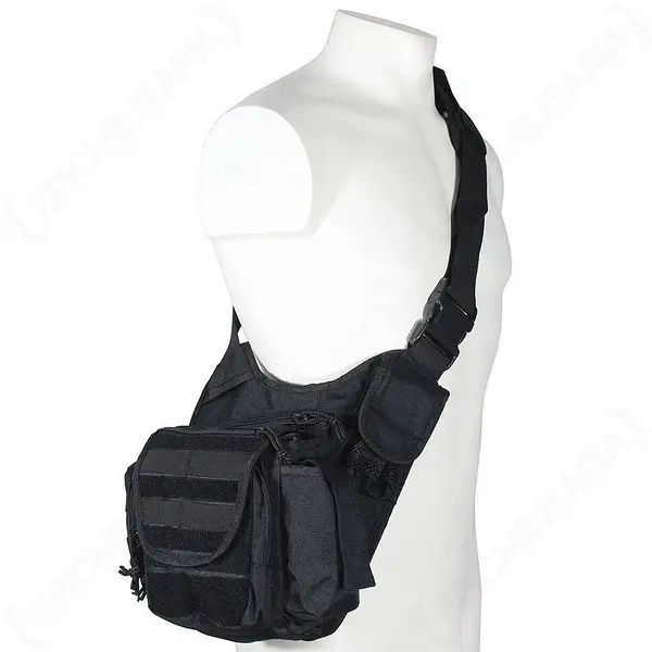 Сумка Mil-Tec&reg; Тактична через плече однолямкова SLING BAG MULTIFUNCTION SCHWARZ (13726502) 13726502 фото