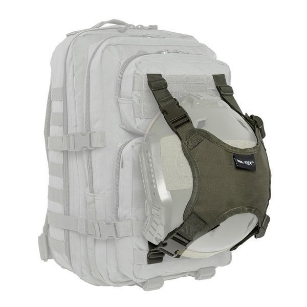 Тримач шолома (на рюкзак) Mil-Tec MOLLE тактичний Olive (16677001) 16677001 фото