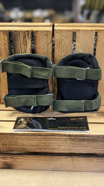 Наколінники тактичні Mil-Tec Швидкознімні One Size Олива KNIESCH&Uuml;TZER PRO.OLIV (16231101) 16231101 фото