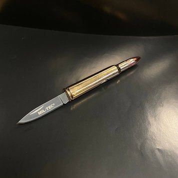 Ніж тактичний Mil-Tec Складний у вигляді патрона (8см) PATRONENMESSER GROSS (15399300) 15399300 фото