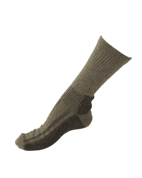Шкарпетки Mil-Tec 39-42р. потовідвідні трекінгові Swedish Boot Socks Olive (13007101-002-39-42) 13007101-002-39-42 фото