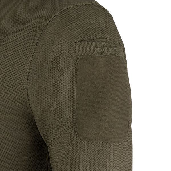 Лонгслів тактичний Mil-Tec поло швидкосохнуче Tactical Quickdry Long Sleeve L Olive (10962001-904-L) 10962001-904 фото