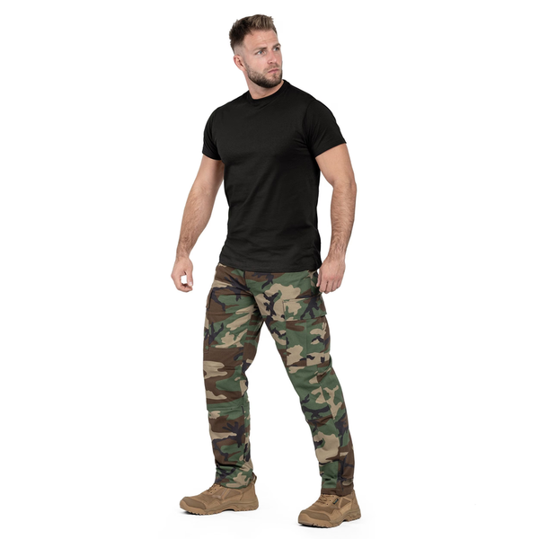 Футболка Mil-Tec армійська T-shirt US Style S Black (11011002-902-S) 11011002-902-S фото