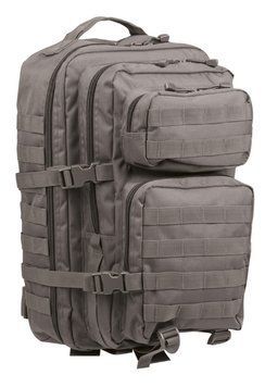 Рюкзак тактичний 36Л Сірий Mil-Tec US ASSAULT PACK LG URBAN GREY (14002208-36) 14002208-36 фото
