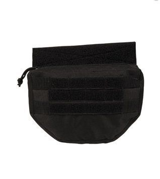 Підсумок тактичний Mil-Tec Напашник універсальний Чорний DROP DOWN POUCH SCHWARZ (13486302) 13486302 фото