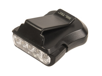 Ліхтарик тактичний Mil-Tec На кепку або Molle CLIP LIGHT 5 LED (15183600) 15183600 фото