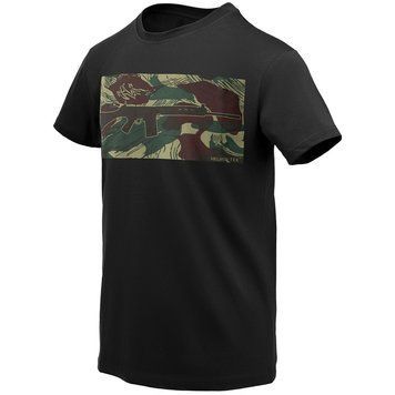 Футболка тактична Helikon-Tex T-Shirt XL Black Rhodesian Camo (TS-FNF-CO-011K-B06-XL) TS-FNF-CO-011K фото