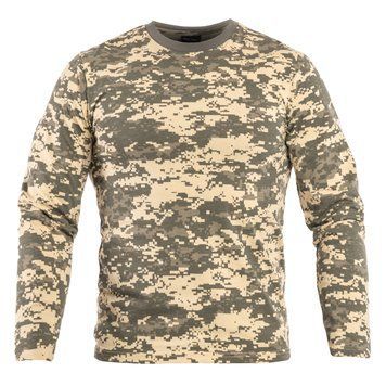 Лонгслів тактичний Mil-Tec Піксель Longsleeve T-Shirt L At-Digital (11065070-904-L) 11065070-904 фото