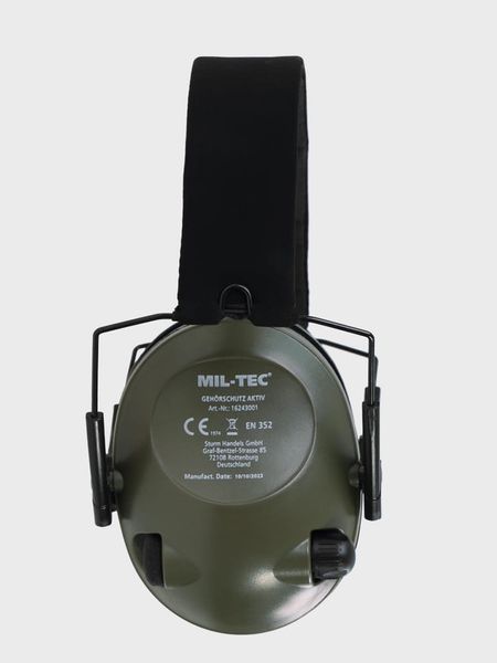 Активні навушники Mil-Tec Plus EED Olive (16243001) 16243001 фото