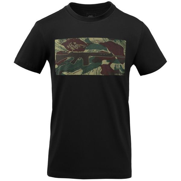 Футболка тактична Helikon-Tex T-Shirt XL Black Rhodesian Camo (TS-FNF-CO-011K-B06-XL) TS-FNF-CO-011K фото
