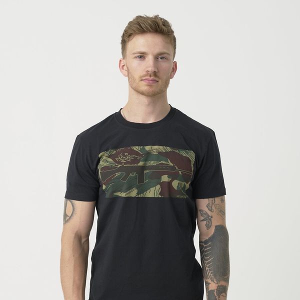 Футболка тактична Helikon-Tex T-Shirt XL Black Rhodesian Camo (TS-FNF-CO-011K-B06-XL) TS-FNF-CO-011K фото