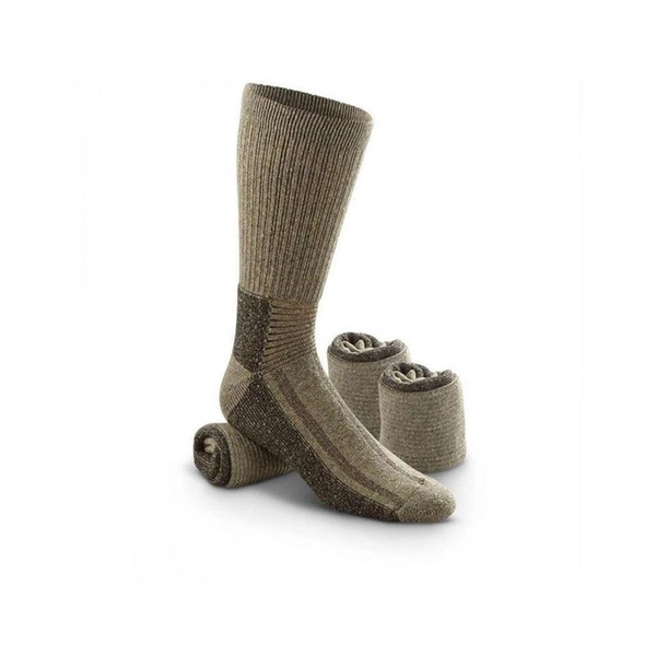 Шкарпетки Mil-Tec 43-46р. потовідвідні трекінгові Swedish Boot Socks Olive (13007101-003-43-46) 13007101-003-43-46 фото