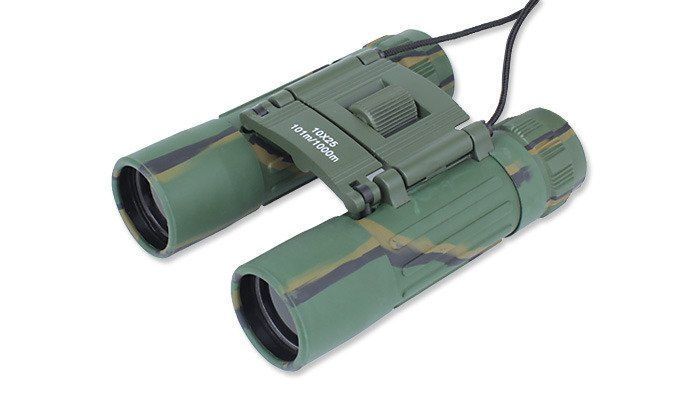 Бінокль тактичний Mil-Tec Десятикратне збільшення 10х25см Мультікам FERNGLAS FALTBAR 10X25 TARN (15702020) 15702020 фото
