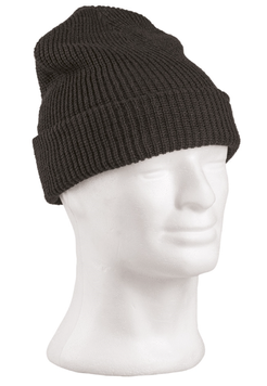 Шапка тактична One size Чорна Mil-Tec ROLLSTRICKM&Uuml;TZE POLYACRYL SCHWARZ (12132002) 12132002 фото