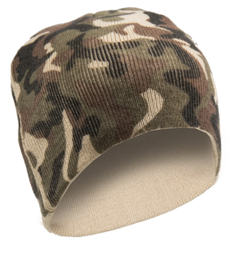 Шапка тактична One Size Мультикам Mil-Tec BEANIE One Size WOODLAND (12138020) 12138020 фото