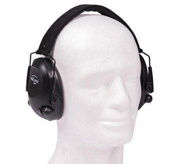 Активні навушники Mil-Tec Plus EED Black (16243002) 16243002 фото