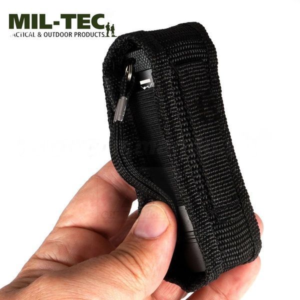 Ліхтарик Mil-Tec з чохлом 20 люмен 12 LED FLASHLIGHT BLACK (15151002) 15151002 фото