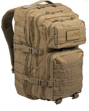 Рюкзак тактичний 36Л Койот Mil-Tec US ASAULT PACK LG 36L COYOTE (14002205-36) 14002205-36 фото
