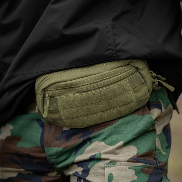 Сумка поясна Олива Mil-Tec GURTELTASCHE MOLLE OLIV (13512501) 13512501 фото