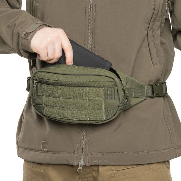 Сумка поясна Олива Mil-Tec GURTELTASCHE MOLLE OLIV (13512501) 13512501 фото