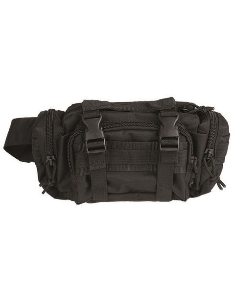 Сумка поясна тактична Mil-Tec Модульна Fanny pack &prime;modular system&prime; small Black (13510002) 13510002 фото