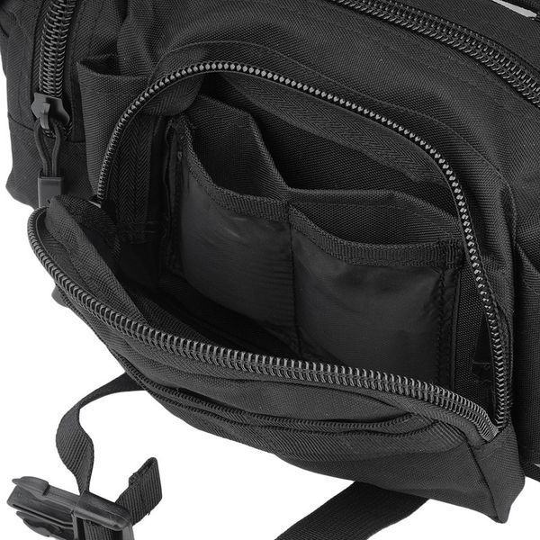 Сумка поясна тактична Mil-Tec Модульна Fanny pack &prime;modular system&prime; small Black (13510002) 13510002 фото