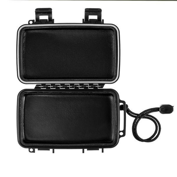 Герметичний контейнер Mil-Tec водонепроникний Waterproof Case 18x11x4 см Black (15960100) 15960100 фото