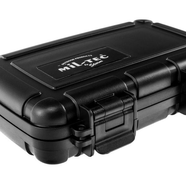 Герметичний контейнер Mil-Tec водонепроникний Waterproof Case 18x11x4 см Black (15960100) 15960100 фото