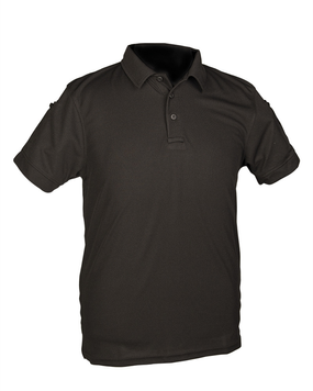 Футболка Mil-Tec швидкосохнуча M Tactical Quick Dry Poloshirt Black (10961002-903-M) 10961002-903-M фото