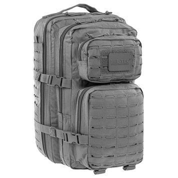 Рюкзак тактичний Mil-Tec Лазер 36Л Сірий US ASSAULT PACK LG LASER CUT Grey (14002708-36) 14002708 фото