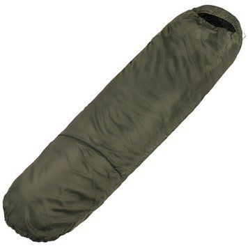 Спальний мішок тактичний Mil-Tec двосекційний мумія 2-pcs Modular Tactical Sleeping Bag Olive (14113001) 14113001 фото