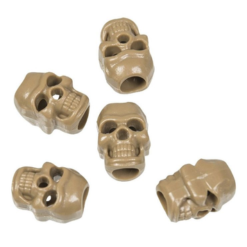 Набір стоперів Mil-Tec Skull 10шт Coyote (13458215) 13458215 фото