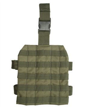 Накладка на ногу настегенна Mil-Tec Leg Base Molle Olive (13484001) 13484001 фото