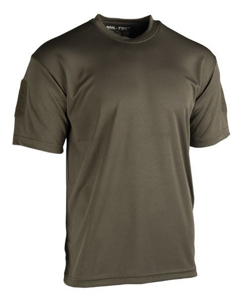 Футболка Mil-Tec швидкосохнуча S Quick Dry T-shirt Olive (11081001-S) 11081001-S фото