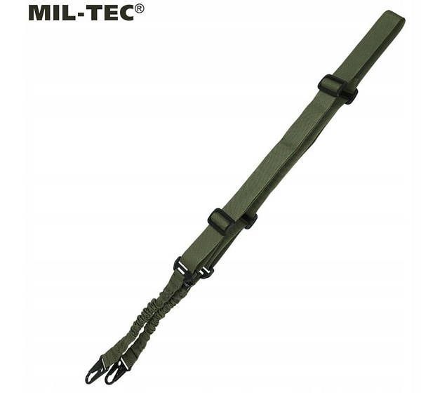 Ремінь для зброї двоточковий Mil-Tec TACTICAL M.BUNGEE 2-POINT OLIVE (16185101) 16185101 фото