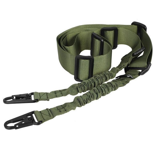 Ремінь для зброї двоточковий Mil-Tec TACTICAL M.BUNGEE 2-POINT OLIVE (16185101) 16185101 фото
