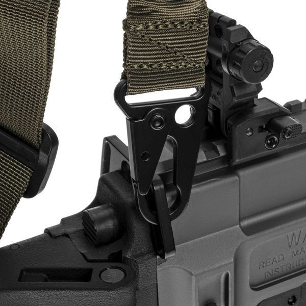 Ремінь для зброї двоточковий Mil-Tec TACTICAL M.BUNGEE 2-POINT OLIVE (16185101) 16185101 фото
