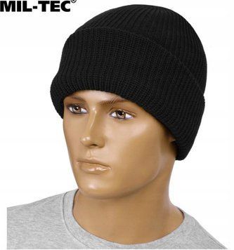 Шапка Mil-Tec утеплена One size Thinsulate&trade; Watch Hat Black (12131002) 12131002 фото