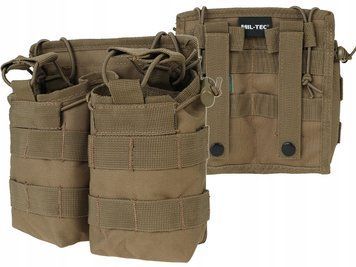 Підсумок для магазина подвійний Темний Койот Mil-Tek MAG.BAG OPEN TOP DOUBLE DARK COYOTE (13497019) 13497019 фото